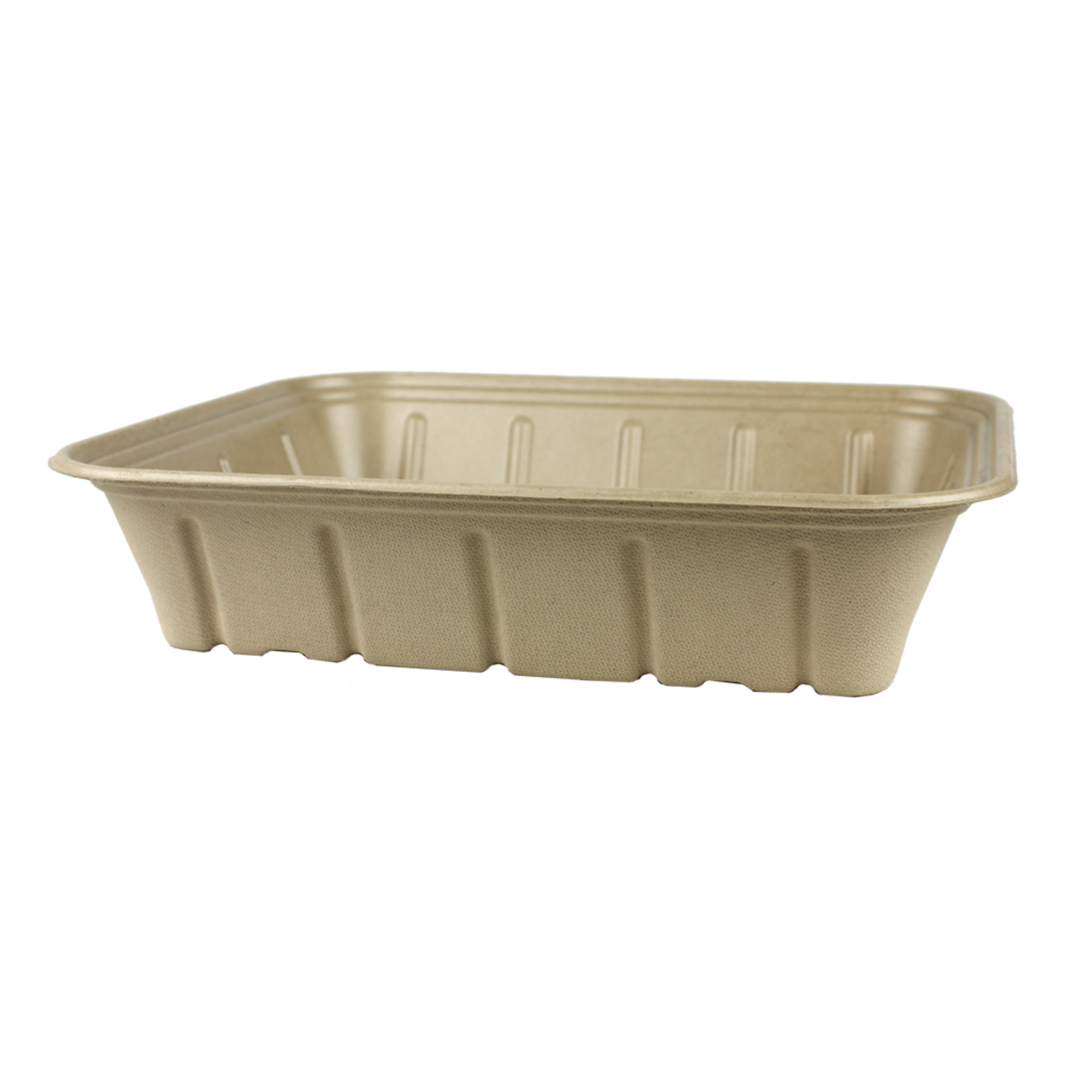 Half Size Fiber Catering Pans Compostable Food Catering Pans Plant